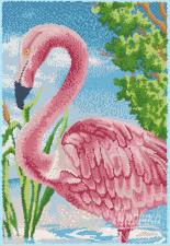 Розовый фламинго. Размер - 25 х 36 см.