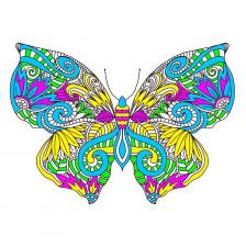 Матрёнин Посад | Узор бабочки. Размер - 34 х 28 см.