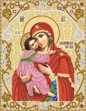 Владимирская икона Божией Матери. Размер - 18 х 23 см.