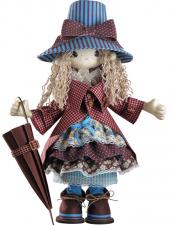 Новая слобода | Набор для шитья текстильной каркасной куклы "Мэри".