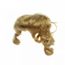 Волосы (парик) для кукол (локоны),цвет:русый,размер 16-19 см (шар 5-6 см)
