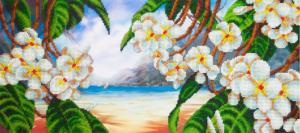Картины бисером | Райский остров. Размер - 50 х 21 см.