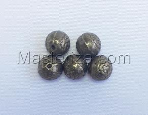 Бусины металлические (бронза),КМ112,5 шт