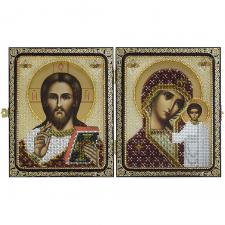 Складень "Христос Спаситель и Пресвятая Богородица Казанская​​​​​​​​​​​​​​"