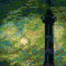 Риолис | "Бастилия" по мотивам картины К. Коровина. Размер - 40 х 30 см