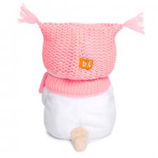 Кошечка Ли-Ли BABY в шапке-сова и шарфе, мягкая игрушка BudiBasa