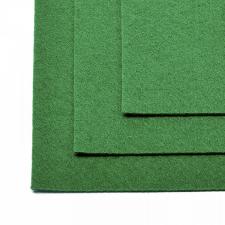 Фетр листовой жёсткий IDEAL,20 х 30 см,1 мм,цвет 672 зелёный