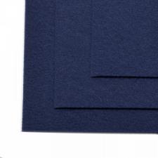 Фетр листовой жёсткий IDEAL,20 х 30 см,1 мм,цвет 673 тёмно-синий