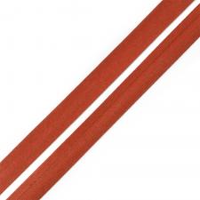 Косая бейка TBY атласная шир.15мм цв.F286 красно-коричневый