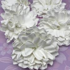 Цветы из фоамирана,8 см,5 шт,арт.ОЛП-1,белый