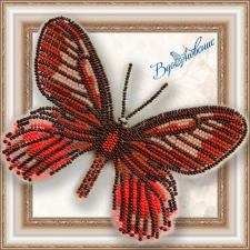 Набор для вышивки бисером на прозрачной основе "Бабочка "Eurytides Ariarathes Gayi""