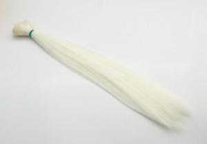 Трессы для кукол (прямые) "Элит",длина волоса 30 см,цвет белый