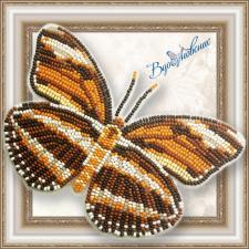 Набор для вышивки бисером на прозрачной основе "Бабочка "Dryadula Phaetusa""