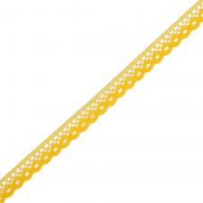 Кружево-трикотаж,10 мм,цв.жёлтый (112)