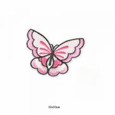 Термоаппликация "Бабочка",8х6 см,цв.розовый