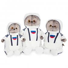 Кот Басик в костюме космонавта, мягкая игрушка BudiBasa