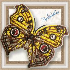 Набор для вышивки бисером на прозрачной основе "Бабочка "Прецис Алмана​​​​​​​""