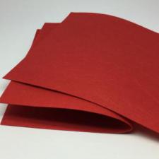 Фетр листовой жёсткий 2 мм,20х30 см,цвет красный (007)
