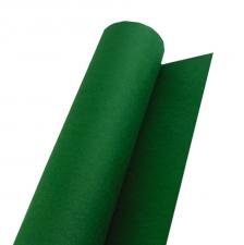 Фетр в рулоне жёсткий,1 мм,шир.100 см,цвет (Н-053,тёмно-зелёный)
