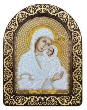 Набор для вышивания бисером иконы в рамке-киоте "Св. Анна с младенцем Марией"