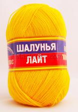 Пряжа Шалунья Лайт. Цвет 104 (жёлтый)