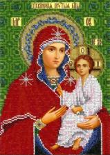 Тихвинская икона Божьей Матери. Размер - 18,5 х 25,5 см.