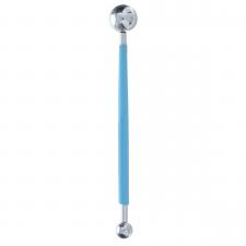 Skroll | Стек металлический с двумя шариками 1 и 1,5 см и прорезиненной ручкой