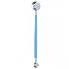 Skroll | Стек металлический с двумя шариками 1 и 2 см и прорезиненной ручкой