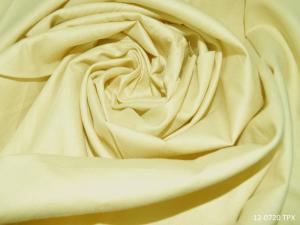 Ткань сатин гладкокрашеный, 120г/м², 100% хлопок, шир.220см, цв.нежно-жёлтый уп.3м