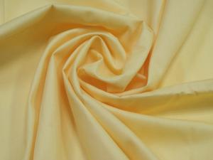 Ткань сатин гладкокрашеный, 120г/м², 100% хлопок, шир.220см, цв.жёлтый уп.3м
