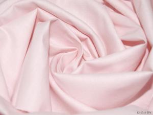Ткань сатин гладкокрашеный, 120г/м², 100% хлопок, шир.220см, цв.нежно-розовый