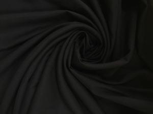 Ткань сатин гладкокрашеный, 120г/м², 100% хлопок, шир.220см, цв.чёрный уп.3м