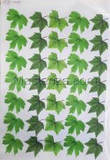 Заготовка для аппликаций на ткани (листья малины) ОАР-108,А3