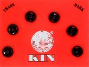 Кнопки пришивные, металл, "KOH-I-NOOR", d 5 мм, цвет чёрный, 6 шт