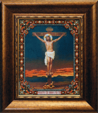 Чаривна мить | Икона Распятие Господа Нашего Иисуса Христа. Размер - 27,3 х 34,6 см