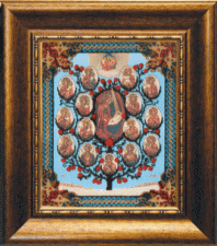 Чаривна мить | Икона Божьей Матери Древо Пресвятой Богородицы. Размер - 27,2 х 34 см