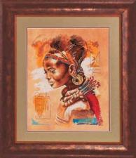 Lanarte (Ланарте) | African woman/Африканка. Размер - 39 х 49 см