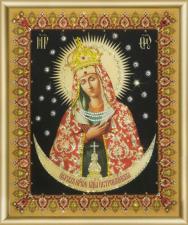 Чаривна мить | Картина стразами Икона Божьей Матери Остробрамская. Размер - 17,4 х 21,2 см
