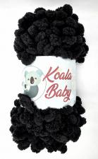 Пряжа Koala baby (100% полиэстер, 180 гр/16,7 м),114 чёрный