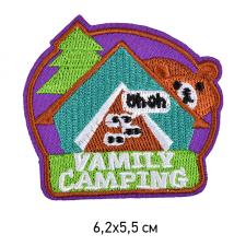 Термоаппликация арт.TBY-2216 Family Camping 6,2х5,5см