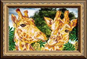 Арт Соло | Жирафы. Размер - 38 х 27 см