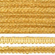 Тесьма Шанель,12 мм,цвет 0384-0016 (золото)