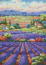 Dimensions | Fields of Lavender​​​​​​​/Лавандовые поля. Размер - 30,4 х 40,6 см