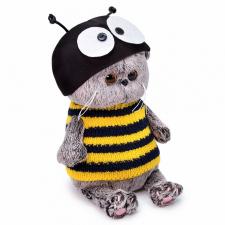 Кот Басик BABY в костюме пчёлка, игрушка мягкая Budi Basa