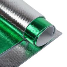 Набор листового фетра металлизированный IDEAL 1,4мм 20х30см арт.FLT-ME3 уп.2 листа цв.ассорти (зелёный,серебро)