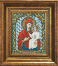 Чаривна мить | Икона Божьей Матери Избавительница. Размер - 17,5 х 21,6 см
