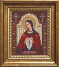 Чаривна мить | Икона Божьей Матери Помощница в родах. Размер - 17,5 х 21,3 см