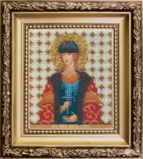 Чаривна мить | Икона Святой благоверный князь Глеб. Размер - 9 х 11 см