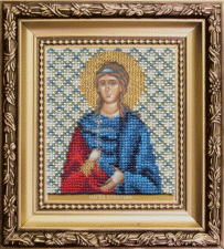 Чаривна мить | Икона Святая мученица Христина (Кристина). Размер - 9 х 11 см