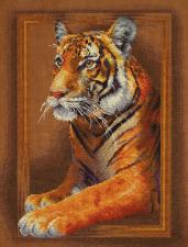 Панна | Благородный тигр. Размер - 28,5 х 36 см